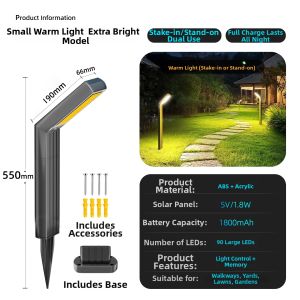 Maiyu | Outdoor Solar Garden Light for Home Entrance Pathway and Landscape Decoration