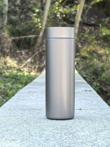 High-End Portable Titanium Insulated Tea Water Cup Office Business Gift Pure Titanium Cold Preservation Drinking Cup