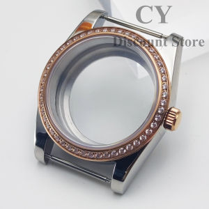 NH35 Rose Gold Watch Case 36mm39mm Stainless Steel Sapphire Glass for NH35 NH36 ETA2824 2836 PT5000 Miyota82 DG3804 Movement