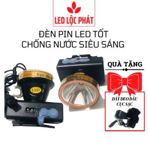 Đèn pin đội đầu siêu sáng lặn nước