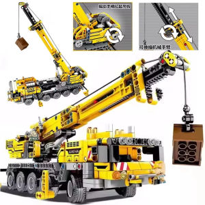 Compatible MOC Sets Technology Series Building Blocks City Mobile Construction Crane Childrens Toys Assembling Gift 60409