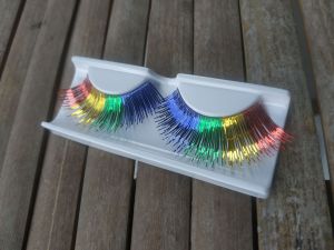 bulu mata palsu warna warni bulumata palsu fashion karnaval satuan lusinan