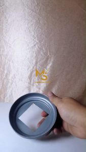 Ornamen Pagar Pintu Besi Tiang Tangga Balkon Kanopi Bentuk Ring Bulat Pipa Hollow Ring Kaki Cembung