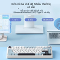 Bàn phím chơi game cơ học Aula F75 2.4g Không dây/bluetooth/có dây Rgb Tùy chỉnh 75% Bố cục Cấu trúc đệm cấu hình Oem cho máy tính để bàn và máy tính xách tay Giao diện USB. 