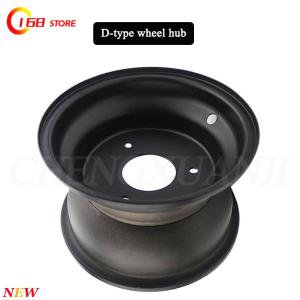 6 Inch Iron Wheel 3 Hole Rims for Small ATV Go Kart Buggy Razor Scooter Lawn Mower 13X5.00-6 145/70-6 Tires Wheels Accessories
