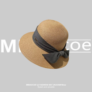 MMAOCOE | Wide Brim Bow Decor Sun Hat