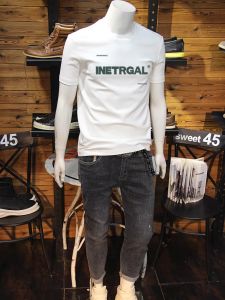 Áo Thun Nam Tay Ngắn Cotton Thoáng Khí Thường Ngày Thời Trang Dáng Ôm in Chữ Thời Trang Mùa Hè 2025 Chất Liệu Cotton 95%