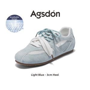 Agsdon | Breathable Thick Sole Popular Blue Training Shoes