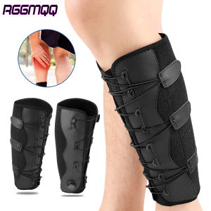 Calf Support Brace with Anti-Slip Design - Adjustable Shin Splint Compression Wrap for Men & WomenMuscle Pain Relief & Recovery