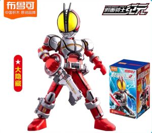 [1 SET 9PCS MINT IN SEALED BOX NO REPEAT][10-12cm] BLOKEES Original Starlight Galaxy Masked Kamen Rider Saber Geats Decade 555 BUJIN OOO Building Blocks Movable Toys
