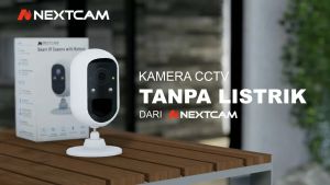 NEXTCAM Kamera CCTV Wireless Wifi Ipcam Baterai 4MP Colorful Alarm