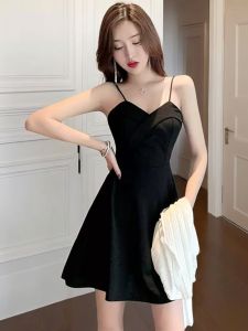 YUANJIAREN | Slimming Waist A-Line Short Strapless Dress
