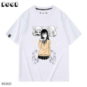 Collaboration Anime Loose Fit 100% Cotton Summer T-Shirt