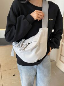 Working Style Bag Crossbody Bag Female Dumpling Bag Black Class College Student Cross-Shoulder Bag Casual Shoulder Bag Backpack Mens Bags