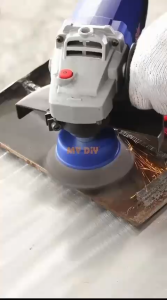 SALI 3" Brass Coarse Crimped or Twisted Knotted Wire Cup Brush M10 Angle Grinder Brush Rust Removal