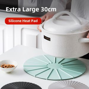 Heat Insulation Anti-scald Mat Silicone Tableware Pad