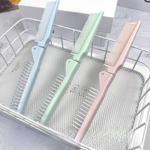 Portable Mini Folding Comb Travel Ladies Special Long Hair Home Use Children Anti-Static Massage Hair Brush Personal Care Tool