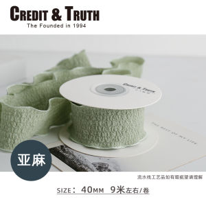 Bakery Silk Ribbon Fish Tail Gauze Texture Lace Edge Artistic Band Polyester Material for Floral Clothing Baking Packaging
