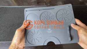 Tamping Mat Karet Silicone Flat Type Alas Tatakan Tamping Portafilter Kopi Espresso Coffee Tamper