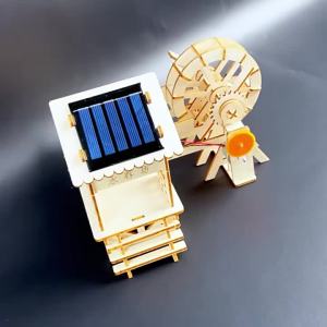 Solar Windmill Houses Educational Science and Education Toys Creative Technology Production Handmade Material