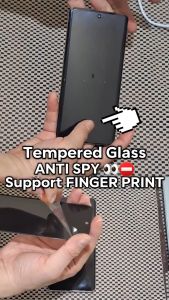 Xiaomi Redmi Note 14 Pro Plus 14 Pro 5G 13 Pro Plus Tempered Glass UV Anti Spy Full Curved Support Finger Print Anti Gores Hp