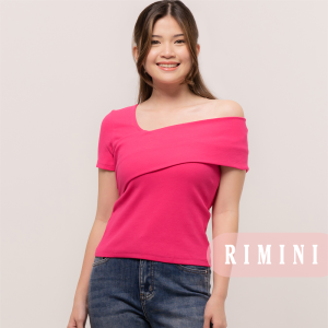 RIMINI - Atasan Perempuan Blus Basic Asymmetrical XS-XL - Gretha Top 594