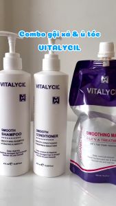 Dầu xả siêu mượt Vitalycil Smooth 470ML phục hồi siêu mượt chuẩn salon tại nhà