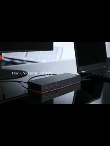 40AH แท่นวางมือถือใหม่ของแท้พร้อมแหล่งจ่ายไฟ135W 40AH0135CN สำหรับ Lenovo ThinkPad T590 T580 L480 L490 T495 T490 T480 S P43s A485 L13 X390โยคะแล็ปท็อป X280