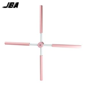 JBA Yoga Stick Posture Corrector For Women 75CM 360° Rotate Auto Lock Durable Stretching Shoulder Yoga Sticks For Women Back Support Posture Yoga Foam Roller Soft Anti-Slip