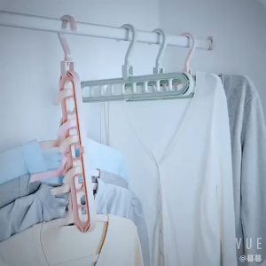 [Datz] Multifunction Hanger 9 Hole Rotating Hanger Magic Hanger Clothes Hanger 九孔衣架 Penyangkut Baju - SO16
