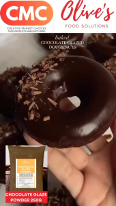 Olive’s Chocolate Glaze 250G – Rich Chocolate Coating Easy to Prepare