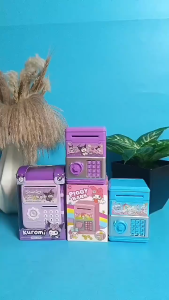 The Mini Size Piggy Bank Atm Ipon Challenge With box Toys For Kids