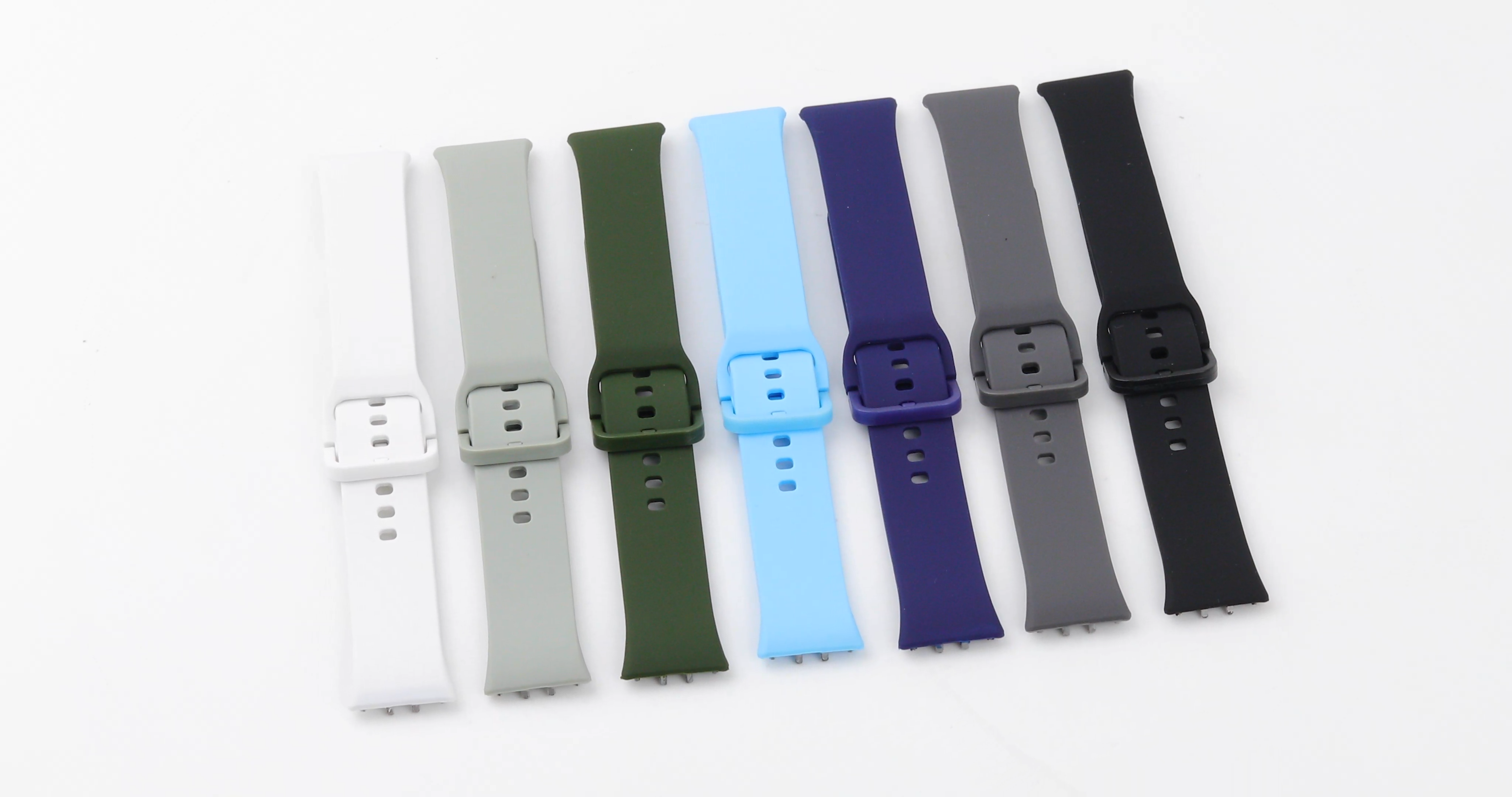 Silicone Strap for Samsung Galaxy Fit 3 Smartwatch - Breathable Soft Comfortable - Orange Blue Purple Red White Gray Navy
