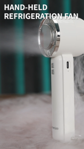 Xiaomi Youpin MeeGoo K55 Mini Handheld Fan Adjustable Handheld Speed Turbo Fan Portable High Speed Air Cooling Fan