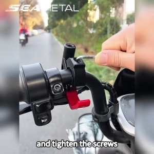 SEAMETAL Handlebar Utility Hook Aluminum Alloy Foldable Design Helmet Bottle Bag Carry Holder