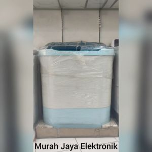Mesin Cuci Sharp 2 Tabung 11 Kg Dolphinwave Series ES-T1270SJ