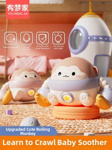 Voice Controlled Rolling Baby Toy For Head Lifting and Crawling Practice