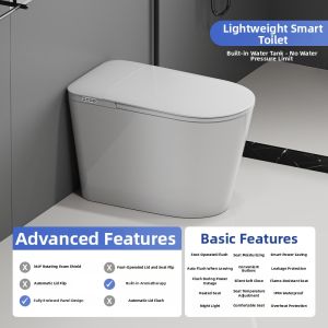 TEM | Smart Toilet with Automatic Foam Shield