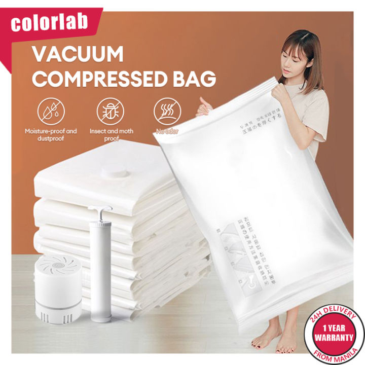 Vacuum Storage Bags Electric Pump Space Saving Reusable Airtight ...