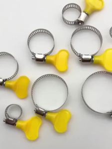 17Pcs Adjustable Thumb Screw Hose Clamps With Tool Rustproof Heavy Duty Clips For Plumbing HVAC Automotive Pipe Use