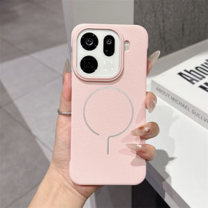 szhaiyu | For Magsafe Wireless Charge Phone Case for OPPO Find X9 X8 X8S X8S+ Pro X8 Ultra Magnetic Leather Frameless Protective Cover