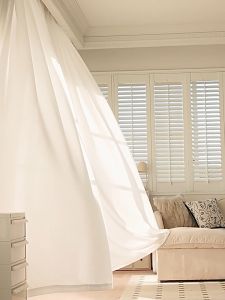 High Quality Solid Color White Sheer Curtain for Living Room Bedroom Kitchen Door Window with Ring Korean Sheer Curtain Lace