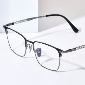 NIANZHEN Pure Titanium Eyeglasses Frame Men 2025 New Square Brand Design Glasses Ultralight-Weight Retro Eyewear Spectacles 9009