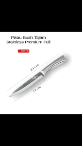 Alat Pemotong Buah Pisau Kecil Potong Buah Sayuran Baja Tahan Karat 5 Inch Stainless