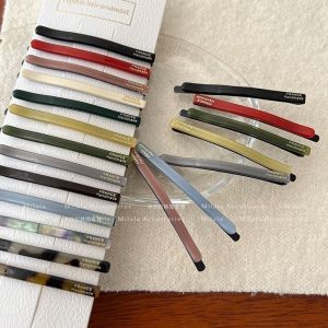 Elegant Handmade Double Clip U-Shaped Hair Accessories Side Bangs Frizz Control Hairdressing Tools Korean Style Fashionable