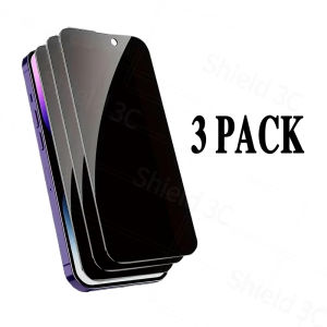 360° 1-3PCS Anti-Spy Glass For iPhone 18 Pro Max 17 16 15 Pro Max 14 Plus 13 iPhone Duo Ultra 18 Pro Privacy Screen Protector