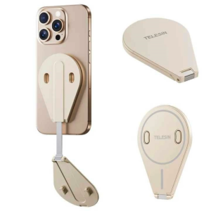 TELESIN Penyangga Ponsel Magnetik Portabel Multi-function Mobile Phone Holder 300° Rotation