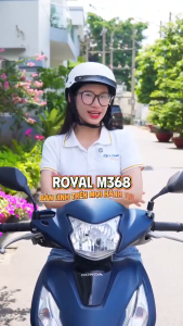 [NHÀ SẢN XUẤT] [FULL MÀU] Mũ Bảo Hiểm Lưỡi Trai Royal M368 Nón Bảo Hiểm 1/2 Thời Trang Cho Nam Và Nữ Royal Chính Hãng | Trực tiếp từ NSX