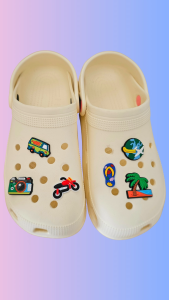 Set charm gắn dép collection 4 mẫu đa dạng SC96-SC135 bộ charm sticker gắn dép chất nhựa dẻo phụ kiện trang trí dép