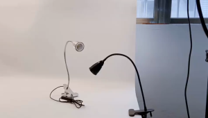 Đèn Led rọi Kẹp đầu giường 3 chế độ ánh sáng 5W Đế kẹp Kim loại Đèn soi tranh trang trí Đèn làm việc